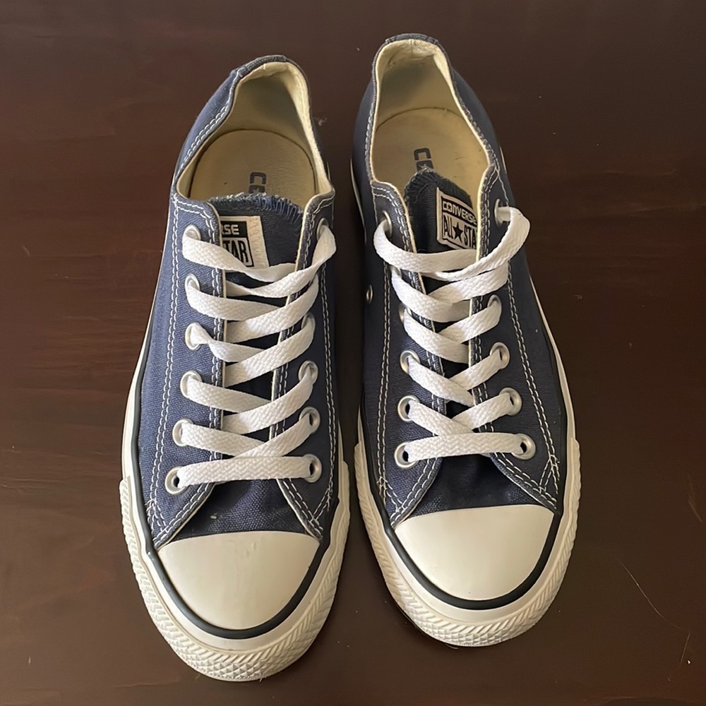 Converse Chuck Taylor All Star low top, navy, size 7